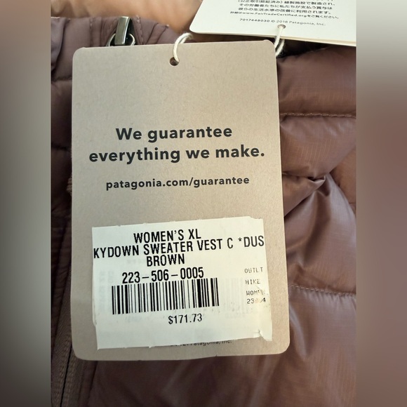 NEW Women’s Patagonia down vest XL - Picture 5 of 7